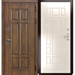 Входная дверь Luxor - Квадро - ФЛ 244 Беленый дуб