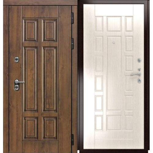 Входная дверь Luxor - Квадро - ФЛ 244 Беленый дуб