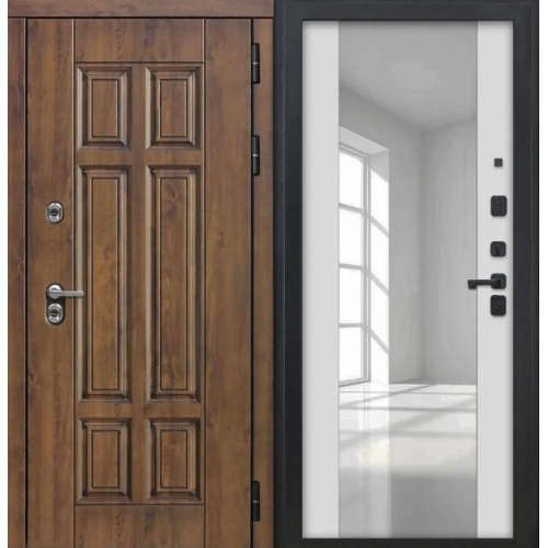 Входная дверь Luxor - Квадро - ФЛЗ -1 Белый матовый