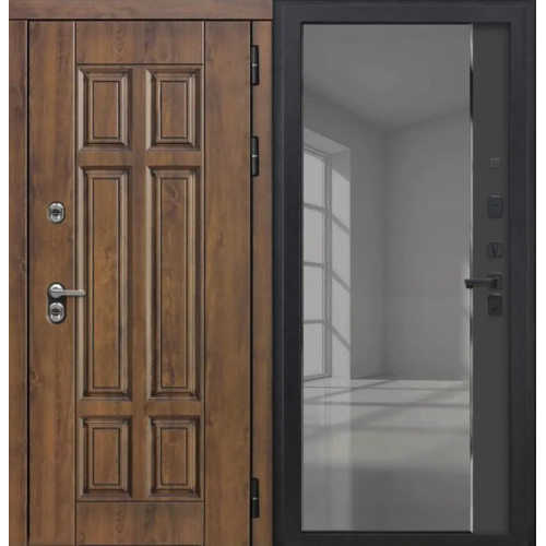 Входная дверь Luxor - Квадро - ФЛЗ-618 Черный кварц