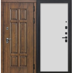 Входная дверь Luxor - Квадро - Гладкая Белый матовый