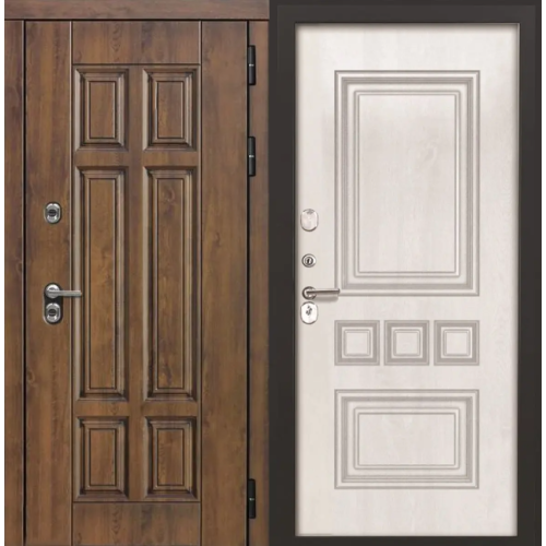 Входная дверь Luxor - Квадро - Фл - 608 винорит Белый