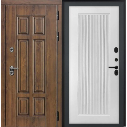 Входная дверь Luxor - Квадро - ПВХ 10мм Астрод веллуто бьянко