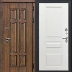 Входная дверь Luxor - Квадро - ФЛ-707 (10мм, Белый софт)