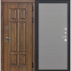 Входная дверь Luxor - Квадро - ФЛ-700 (10мм, Ясень грей)