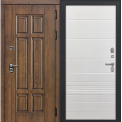 Входная дверь Luxor - Квадро - ФЛ-700 (10мм, Ясень белый)