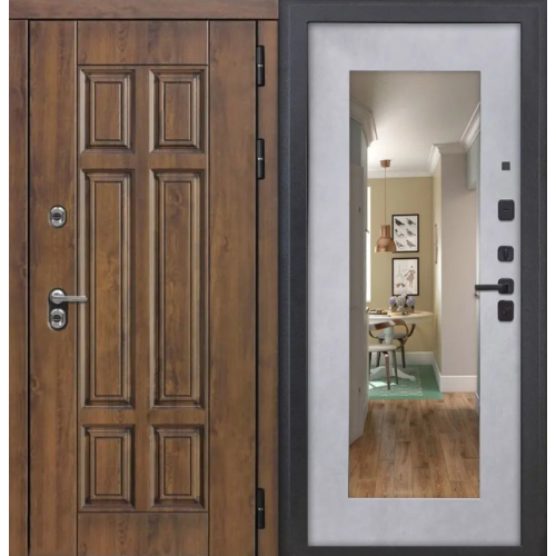 Входная дверь Luxor - Квадро - ФЛЗ-603 Бетон снежный