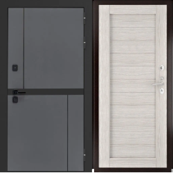 Входная дверь Luxor - Терио - Экошпон СБ-3 (16мм, Капучино)