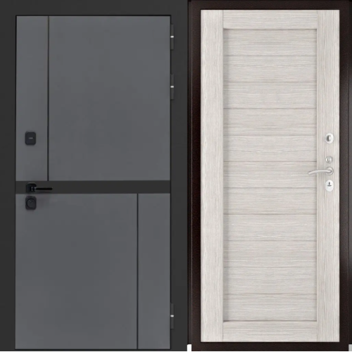 Входная дверь Luxor - Терио - Экошпон СБ-3 (16мм, Капучино)