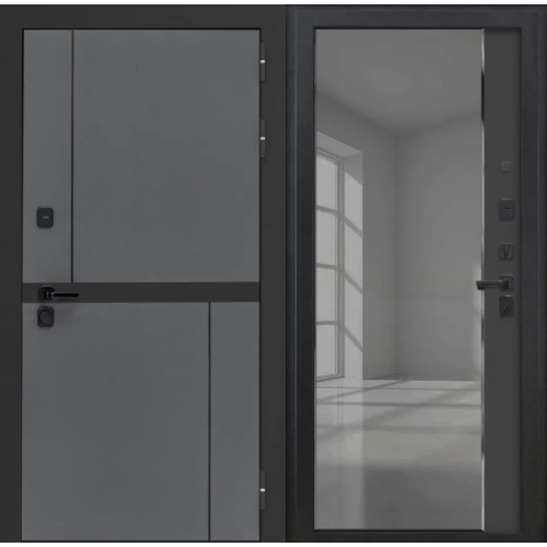 Входная дверь Luxor - Терио - ФЛЗ-618 Черный кварц