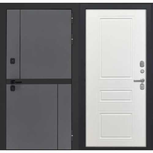 Входная дверь Luxor - Терио - ФЛ-707 (10мм, Белый софт)