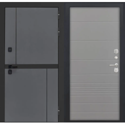 Входная дверь Luxor - Терио - ФЛ-700 (10мм, Ясень грей)