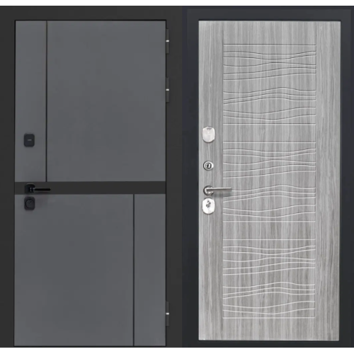 Входная дверь Luxor - Терио - ФЛ-259 (10мм, Дуб с пилением)