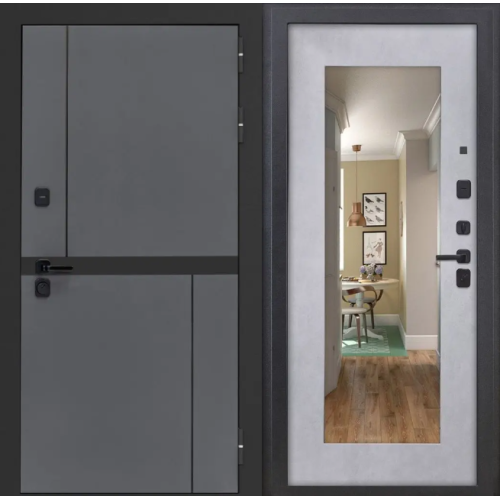 Входная дверь Luxor - Терио - ФЛЗ-603 Бетон снежный