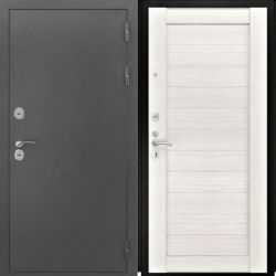 Входная дверь Luxor - Серебро - СБ-3 Листв. бел. (21 Беленый дуб)