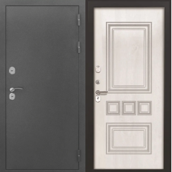 Входная дверь Luxor - Серебро - Фл - 608 винорит Белый