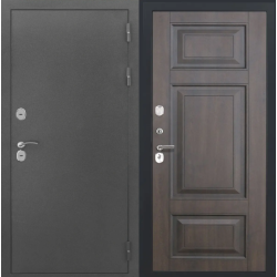 Входная дверь Luxor - Серебро - ФЛ-659 (12мм, Нуссбаум+черная патина винорит)