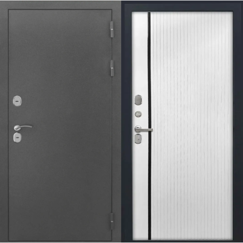 Входная дверь Luxor - Серебро - ФЛП-541 МДФ 10 мм