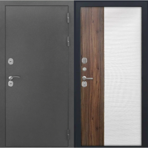 Входная дверь Luxor - Серебро - ФЛП-560 МДФ 10мм