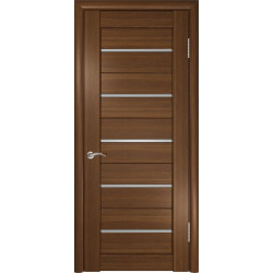 Межкомнатная дверь ЛУ-22 (Темный орех)