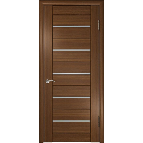 Межкомнатная дверь ЛУ-22 (Темный орех)