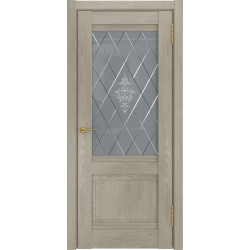 Межкомнатная дверь ЛУ-52 (Дуб серый) ДО
