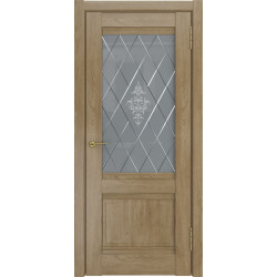 Межкомнатная дверь ЛУ-52 (Дуб натуральный( ДО