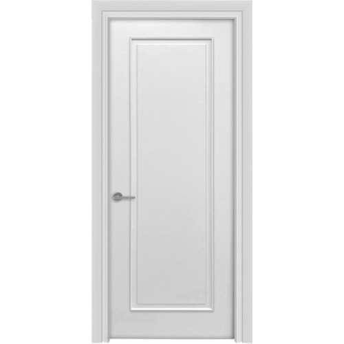 Межкомнатная дверь Лайн-3/1 багет (Белая эмаль)