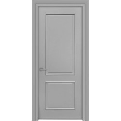 Межкомнатная дверь Лайн-3/2 багет (эмаль РАЛ-7047)