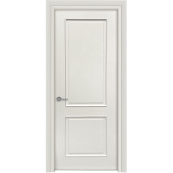 Межкомнатная дверь Лайн-3/2 багет (эмаль РАЛ-9010)