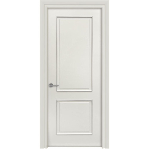 Межкомнатная дверь Лайн-3/2 багет (эмаль РАЛ-9010)