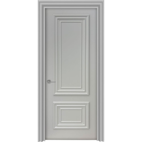 Межкомнатная дверь Прима багет (эмаль РАЛ-7047)