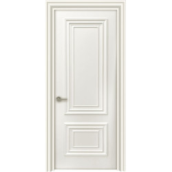 Межкомнатная дверь Прима багет (эмаль РАЛ-9010)