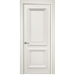 Межкомнатная дверь Шервуд 2 багет (эмаль РАЛ-9010)