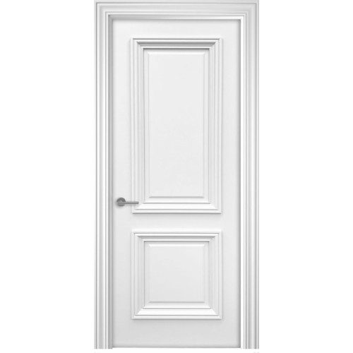 Межкомнатная дверь Шервуд 2 багет (Белая эмаль)