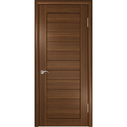 Межкомнатная дверь ЛУ-21 (Темный орех)