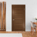 Межкомнатная дверь ЛУ-21 (Темный орех)