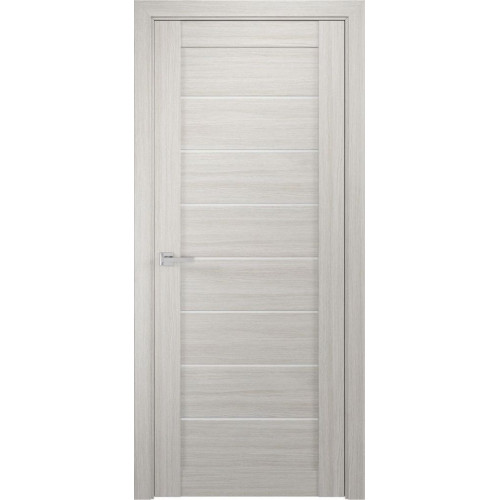 Межкомнатная дверь ЛУ-7 Капучино (стекло сатинат)