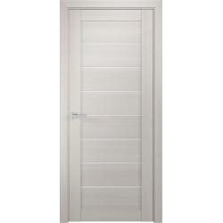 Межкомнатная дверь ЛУ-7 Белёный дуб (стекло сатинат)
