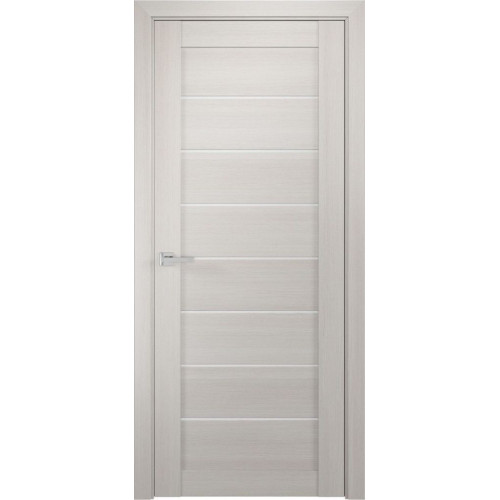 Межкомнатная дверь ЛУ-7 Белёный дуб (стекло сатинат)