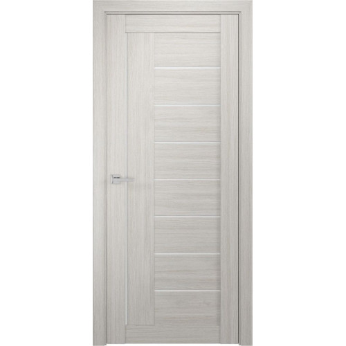 Межкомнатная дверь ЛУ-17 Капучино (стекло сатинат)