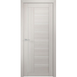 Межкомнатная дверь ЛУ-17 Белёный дуб (стекло сатинат)