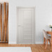 Межкомнатная дверь ЛУ-17 Белёный дуб (стекло сатинат)
