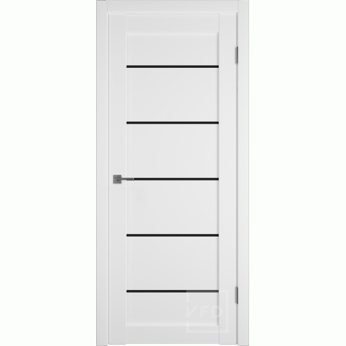 Межкомнатная дверь Эмалекс E27 | EMALEX ICE (ст.черное)