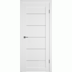 Межкомнатная дверь Эмалекс E27 | EMALEX ICE (ст.белое)