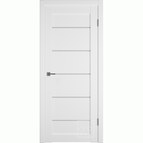 Межкомнатная дверь Эмалекс E27 | EMALEX ICE (ст.белое)