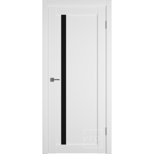Межкомнатная дверь Эмалекс E34 | EMALEX ICE (ст.черное)