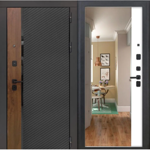 Входная дверь Luxor - 3КЛ-1101 - ФЛЗ-23 Веллуто бьянко