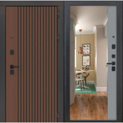 Входная дверь Luxor - 3КЛ-1106 - ФЛЗ-23 Веллуто гриджио