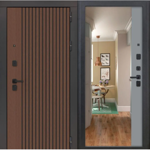 Входная дверь Luxor - 3КЛ-1106 - ФЛЗ-23 Веллуто гриджио